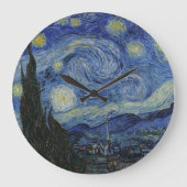 Horloge murale avec la nuit étoilée de Van Gogh (Recto)