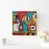 Horloge murale avec vin O'clock Art (Maison)