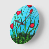 Horloge murale azurée (Angle)