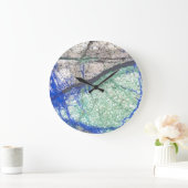 Horloge murale Azurite Malachite (Maison)