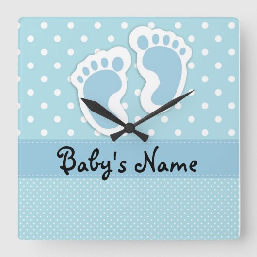 Horloge murale "Baby Boy" (Recto)