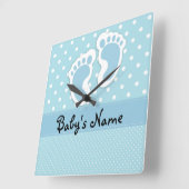 Horloge murale "Baby Boy" (Angle)