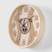Horloge murale Bacon Time (Angle)