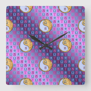 Horloge murale Balance & Coq de Feu
