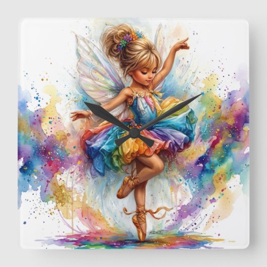 Horloge murale ballerine (Recto)