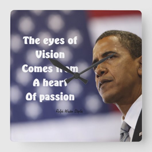 horloge murale barack Obama (Recto)