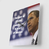 horloge murale barack Obama (Angle)