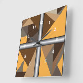 Horloge murale barrée (Angle)