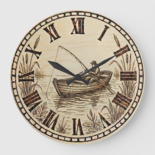 Horloge murale - Bateau de pêche (Recto)