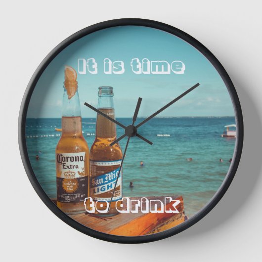 Horloge murale "Beer O'Clock" (Recto)