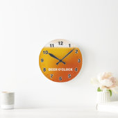 Horloge murale BEER O'CLOCK ROUND (Maison)