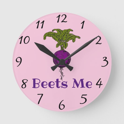 Horloge murale Beets Me (Recto)
