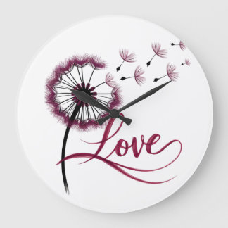 horloge murale belle amour