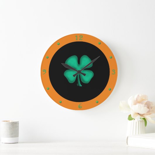Horloge murale Black Irish Circle (Maison)