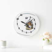 Horloge murale blanche de lapin (Maison)