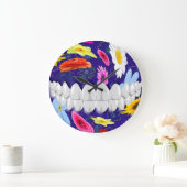 Horloge murale blanche parfaite de dentiste de (Maison)