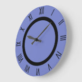 Horloge murale bleu pervenche (Angle)