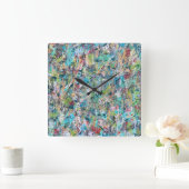 Horloge murale bleue (Maison)