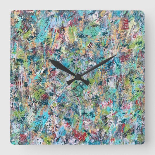 Horloge murale bleue (Recto)