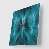 Horloge murale bleue de dentiste de dents de lueur (Angle)