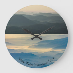 Horloge murale Blue Ridge Mountains Virginie