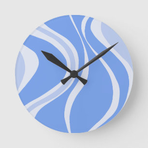 Horloge murale Blue Waves