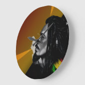 Horloge murale Bob Marley (Angle)