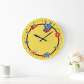 Horloge murale Boho Bluebird (Maison)