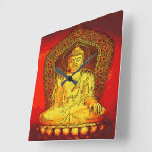 Horloge murale Bouddha (Angle)
