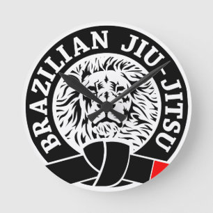 Horloge murale brésilienne Jiu-Jitsu (Ceinture no
