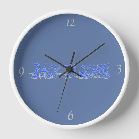 Horloge murale BTS bleu ombre (Recto)