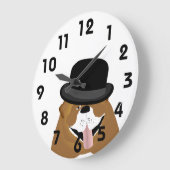 Horloge murale Buldog (Angle)