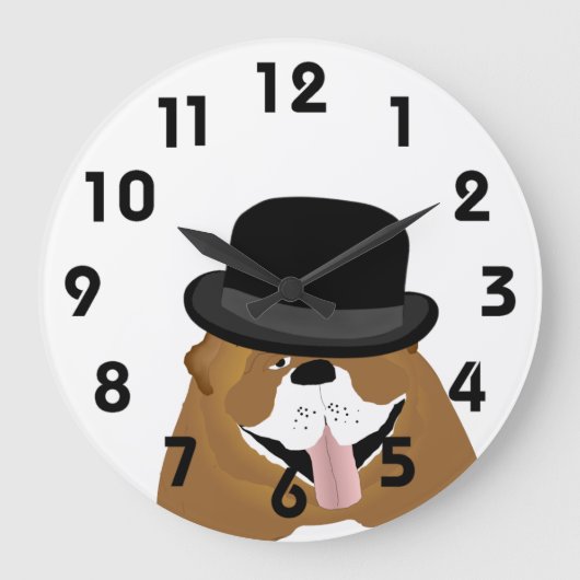 Horloge murale Buldog (Recto)