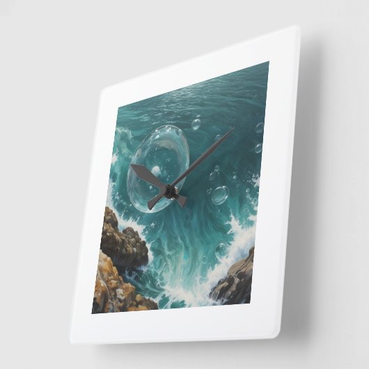 Horloge murale bulle (Angle)