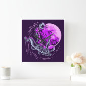 Horloge murale Carré astronaute (Maison)