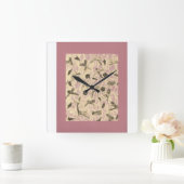 Horloge murale Carré des vaches flottantes (Maison)