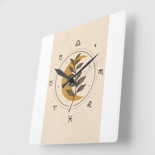 Horloge Murale Carrée (Angle)