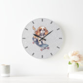 Horloge murale Cavalier King Charles Spaniel (Maison)