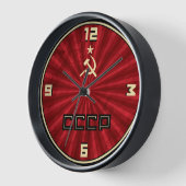 Horloge murale CCCP (Angle)
