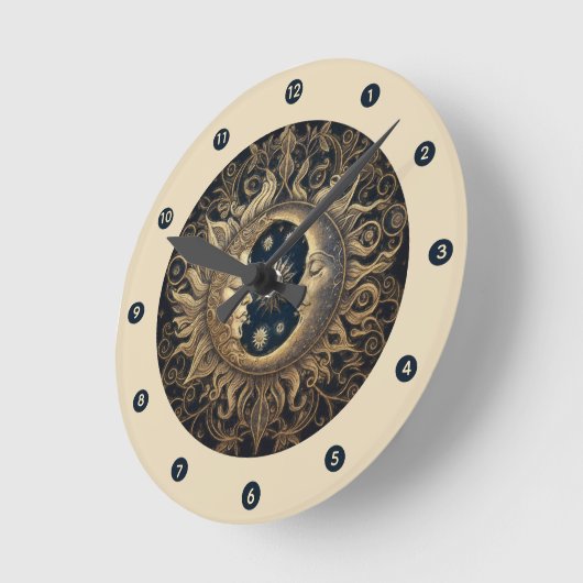 Horloge murale céleste de la Lune Solaire (Angle)