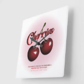 Horloge murale Cerises (Angle)