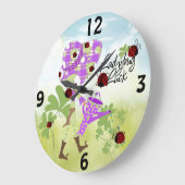 Horloge murale chanceuse (Angle)