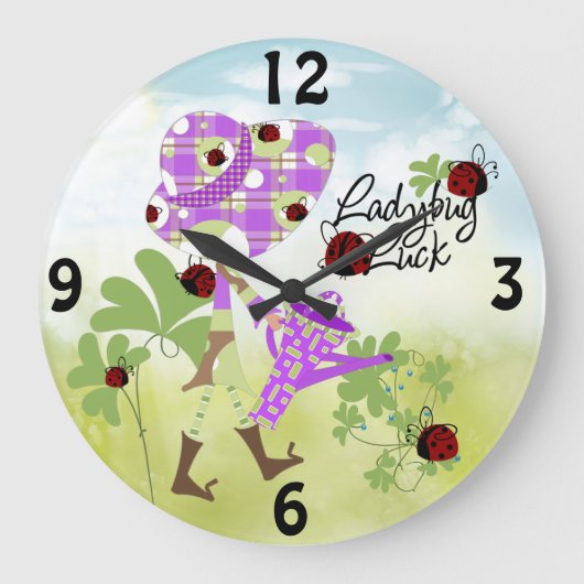 Horloge murale chanceuse (Recto)