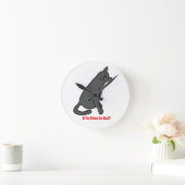 Horloge murale chat (Maison)