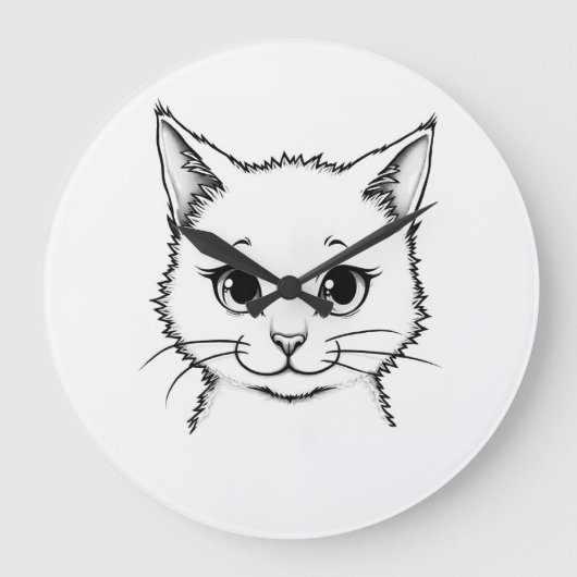 Horloge murale - Chat, Kitty (Recto)