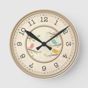 Horloge Murale Chat Rouge et Souris Joueurs - Arti