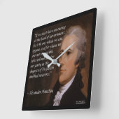 Horloge murale "Chef ennemi" d'Alexander Hamilton (Angle)