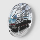 Horloge murale Chevelle Garage de Jason (Angle)