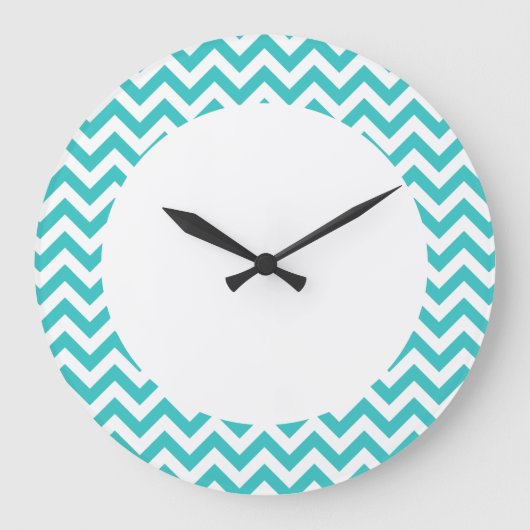 Horloge murale Chevron tendance (Recto)