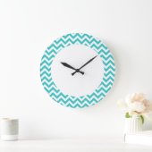 Horloge murale Chevron tendance (Maison)